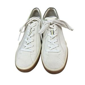 Rothy's The Lace Up Sneaker White Comfy Cushion Everyday Shoe Size 9